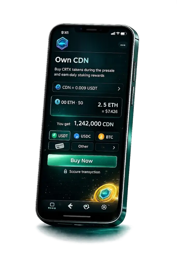 Relemio staking app screen